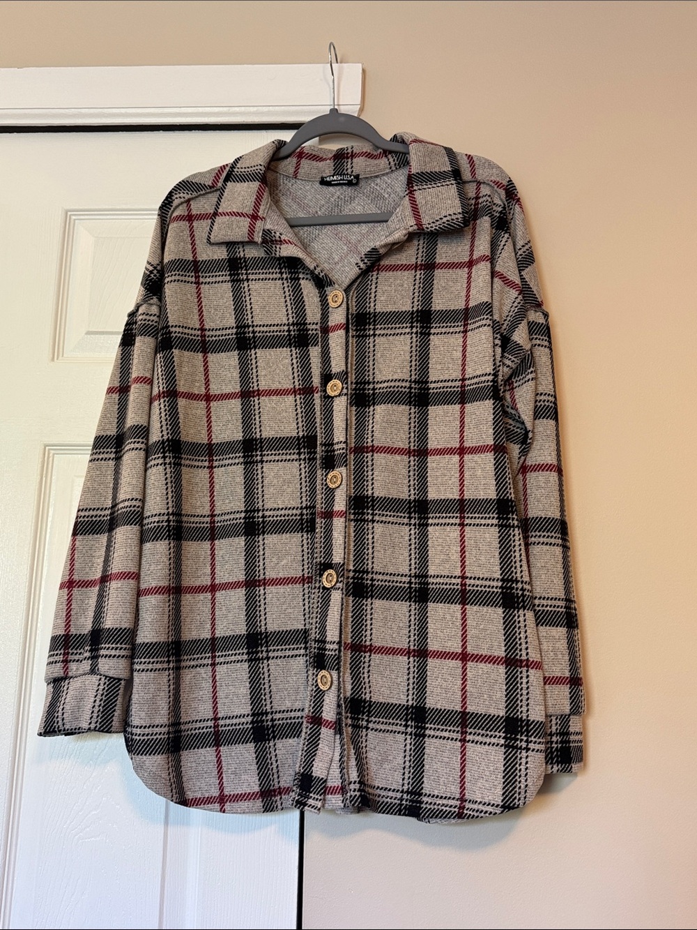 HEIMISH USA Plaid Shacket